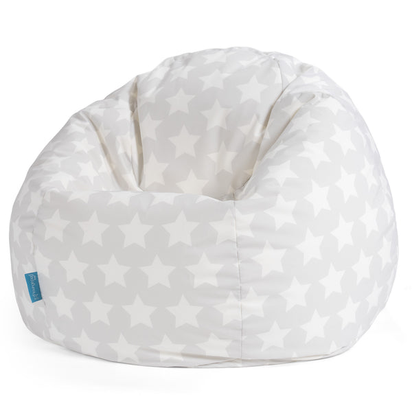 Classic Bean Bag Chair - Print Grey Star 01