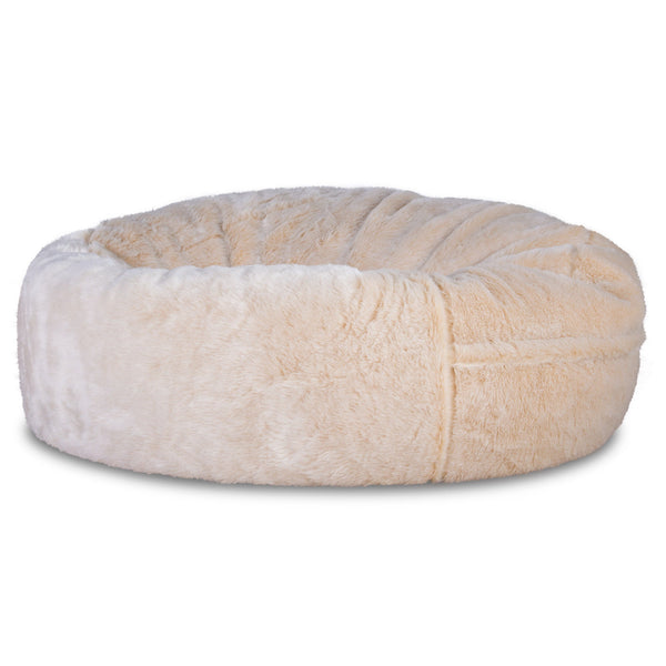 Mammoth Bean Bag Sofa - Faux Fur Sheepskin White