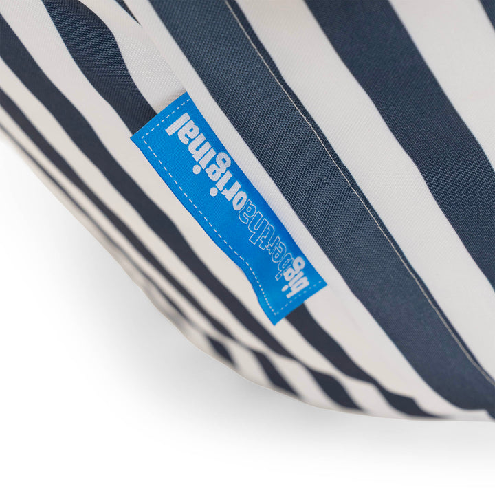 Archi Outdoor Bean Bag Chair - Stripe Navy Blue 03