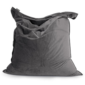 XL Pillow Beanbag - Velvet Graphite Grey