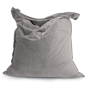 XL Pillow Beanbag - Velvet Silver