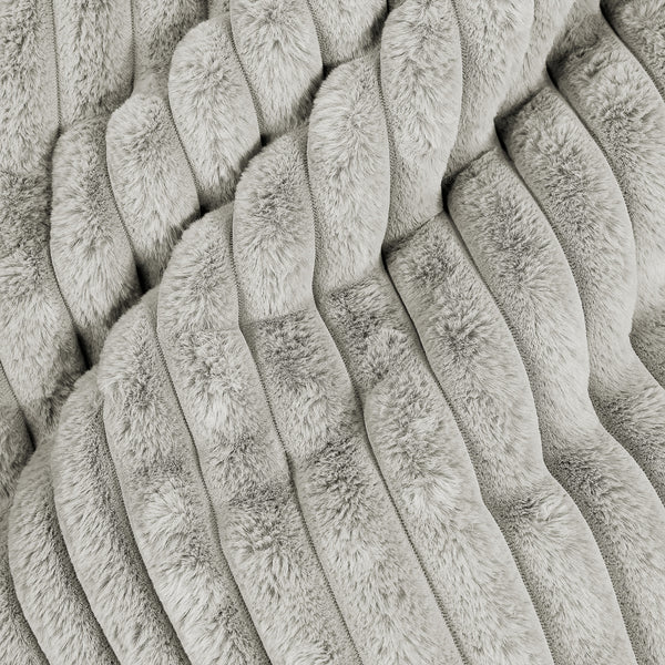 XL Pillow Beanbag - Ultra Plush Cord Sage Green Fabric Close-up Image