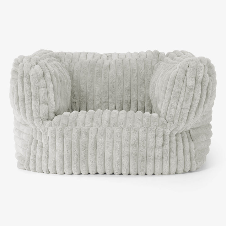Albert Bean Bag Armchair - Ultra Plush Cord Sage Green 01
