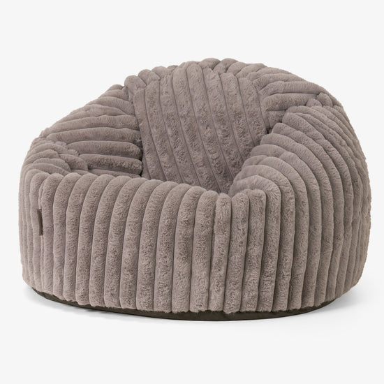 Classic Bean Bag Chair - Ultra Plush Cord Minky 01