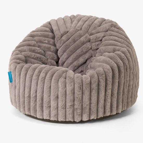 Classic Kids Bean Bag Chair 1-5 yr - Ultra Plush Cord Minky 01