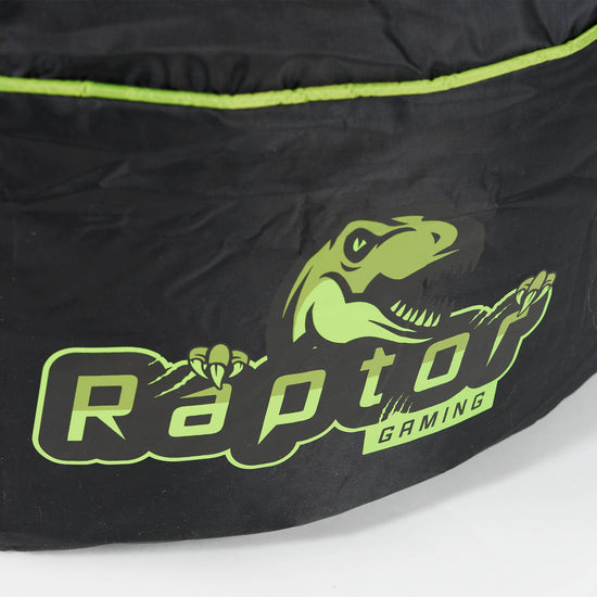 Egg Gamer Bean Bag Chair - Black / Green 08