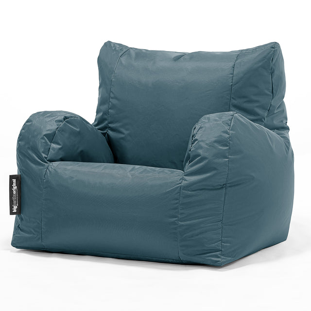 Garden Bean Bag Armchair - SmartCanvas™ Petrol Blue 01