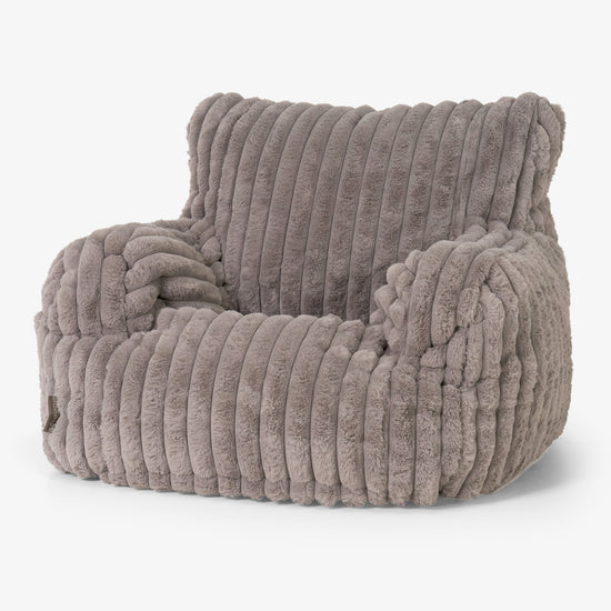 Josephine Bean Bag Armchair - Ultra Plush Cord Minky 01