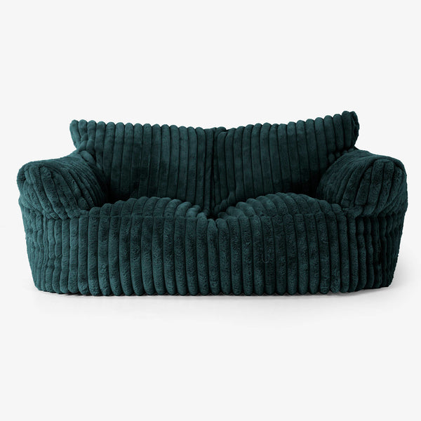 Josephine Sofa Bean Bag - Ultra Plush Cord Teal 01