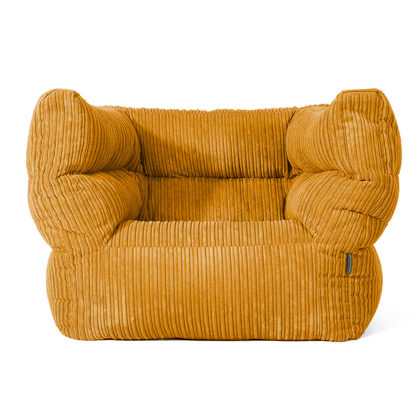 Louis Armchair Bean Bag - Cord Golden Honey 01