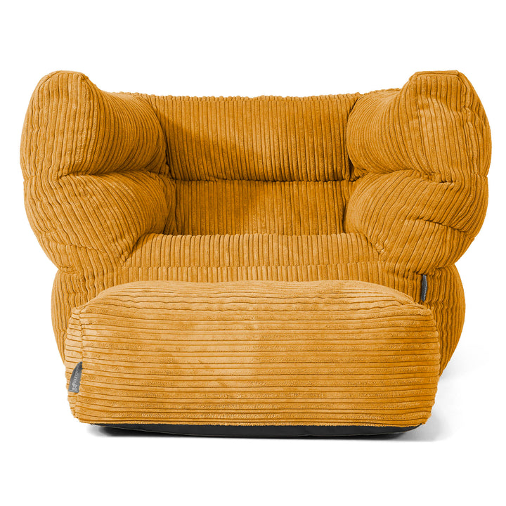 Louis Armchair Bean Bag - Cord Golden Honey 02