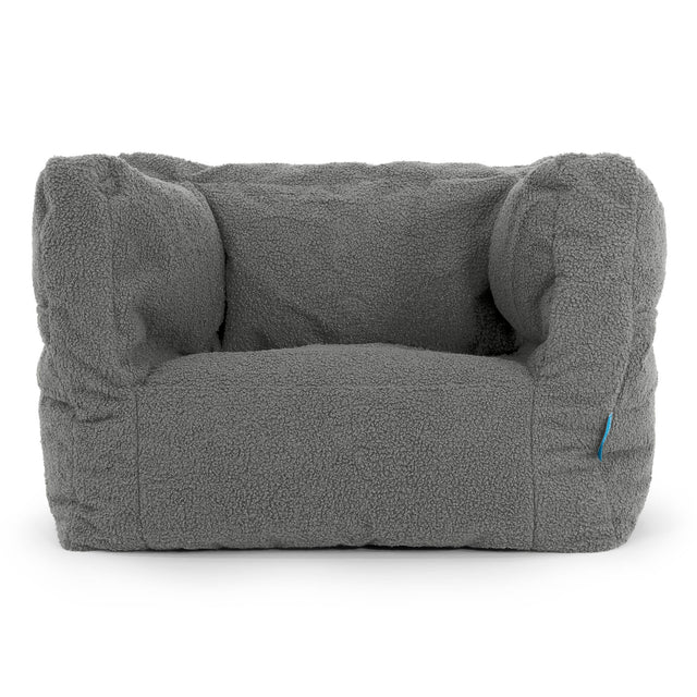 Albert Children's Bean Bag Armchair 1-5 yr - Boucle Grey 01