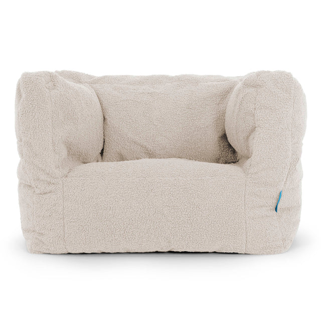 Albert Children's Bean Bag Armchair 1-5 yr - Boucle Ivory 01