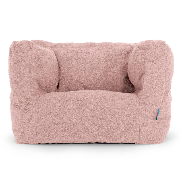 Albert Children's Bean Bag Armchair 1-5 yr - Boucle Pink 01