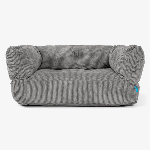 Albert Kids Sofa Bean Bag 2-6 yr - Pom Pom Charcoal Grey 01