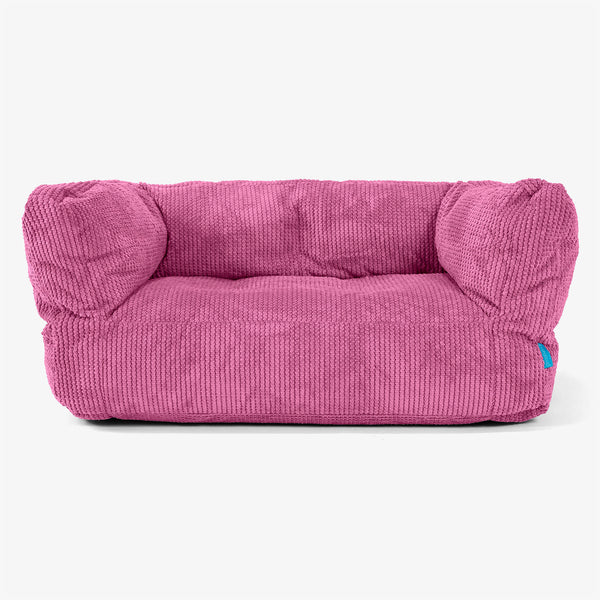Albert Kids Sofa Bean Bag 2-6 yr - Pom Pom Pink 01