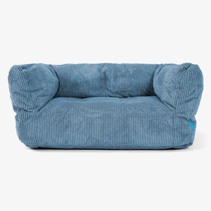 Albert Kids Sofa Bean Bag 2-6 yr - Pom Pom Sky Blue