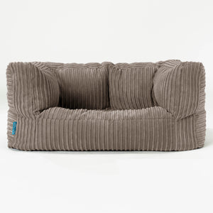 Albert Kids Sofa Bean Bag 2-6 yr - Cord Dovetail Grey
