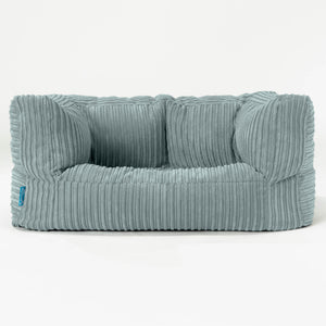 Albert Kids Sofa Bean Bag 2-6 yr - Cord Mint Green