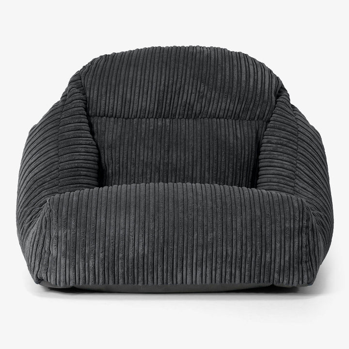 Aya Floor Chair Bean Bag - Cord Black 02