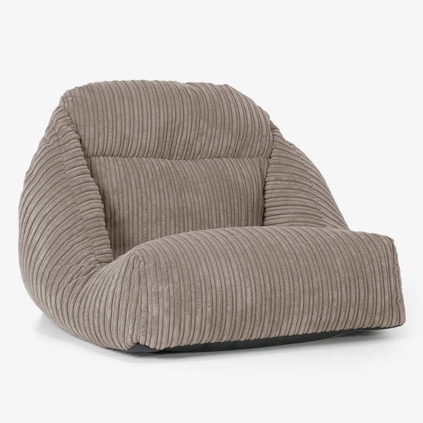 Aya Floor Chair Bean Bag - Cord Dovetail Grey 01