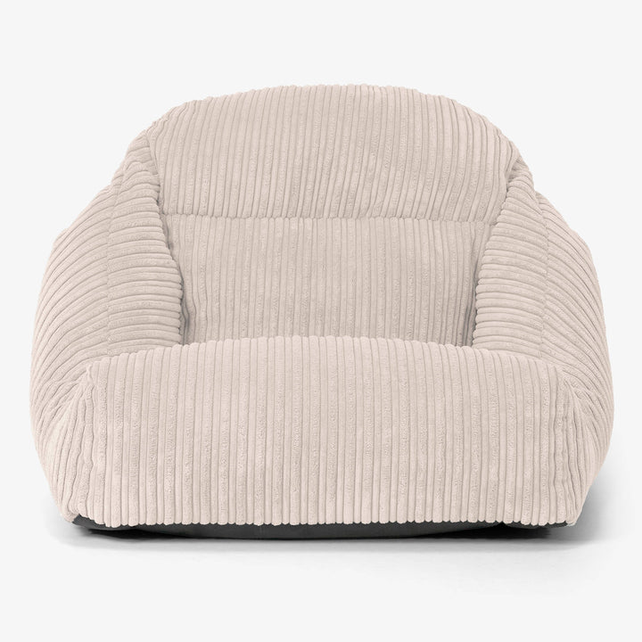 Aya Floor Chair Bean Bag - Cord Ivory 02