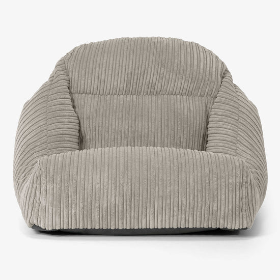 Aya Floor Chair Bean Bag - Cord Mink 02