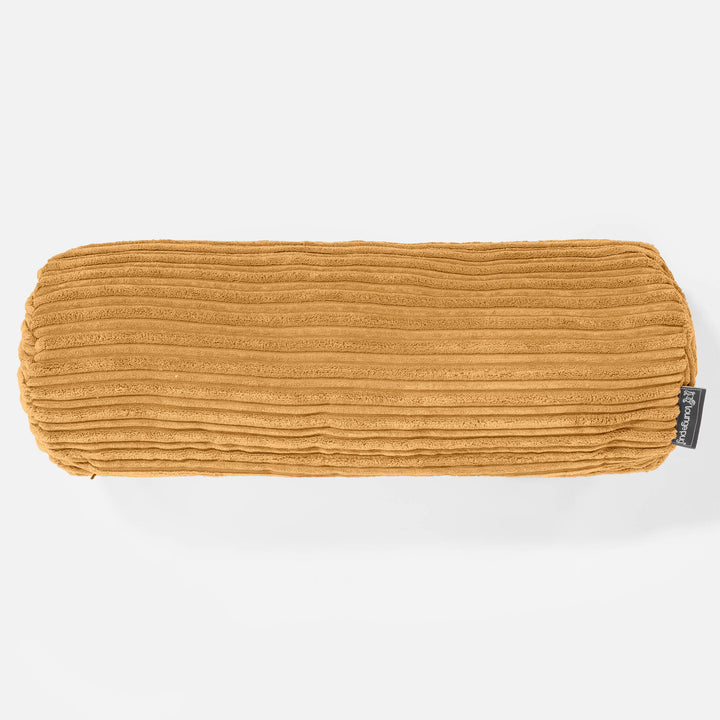 Bolster Scatter Cushion Cover 20 x 55cm - Cord Golden Honey 02