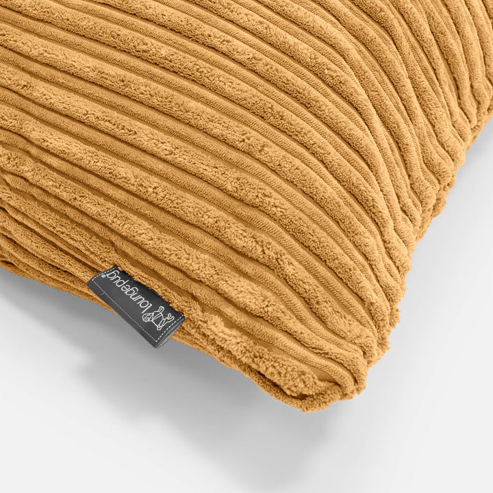 Bolster Scatter Cushion Cover 20 x 55cm - Cord Golden Honey 03