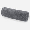 Bolster Scatter Cushion Cover 20 x 55cm - Pom Pom Black 01