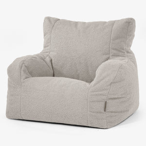 Josephine Bean Bag Armchair - Boucle Ivory