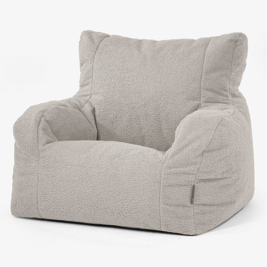 Josephine Bean Bag Armchair - Boucle Ivory 01