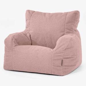 Josephine Bean Bag Armchair - Boucle Pink