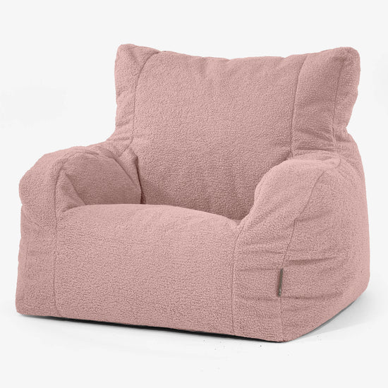Josephine Bean Bag Armchair - Boucle Pink 01