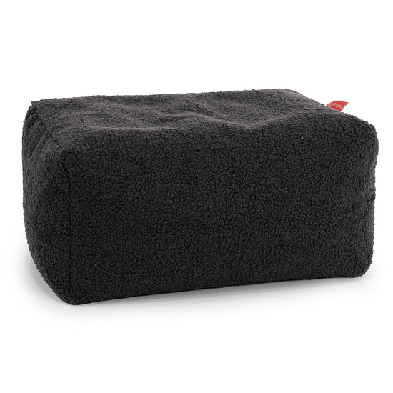 Small Footstool - Boucle Graphite Grey 01