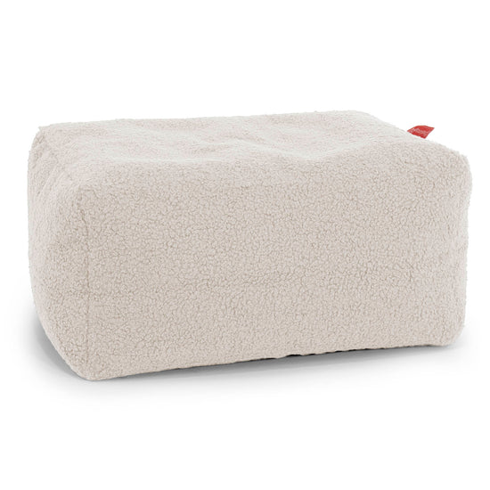 Small Footstool - Boucle Ivory 01