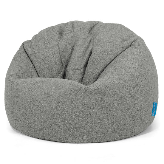 Classic Kids Bean Bag Chair 1-5 yr - Boucle Grey 01