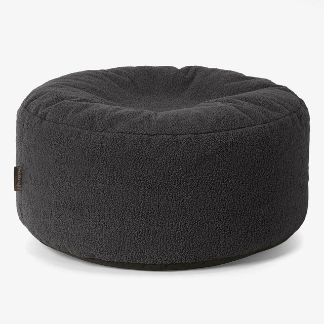 Large Round Pouffe Replacement Cover - Boucle 01