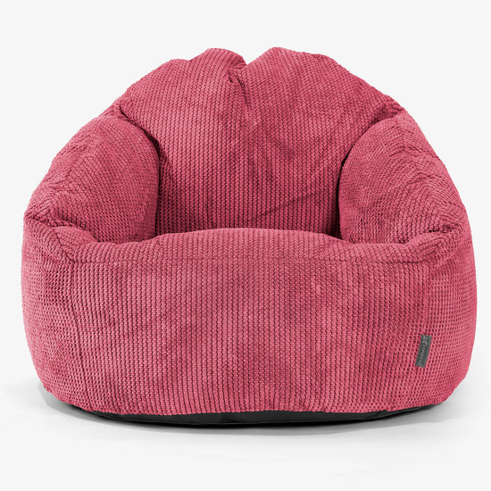 Bubble Bean Bag Chair - Pom Pom Pastel Red 01