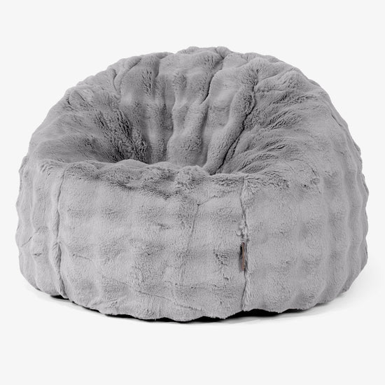 classic-bean-bag-chair-bubble-faux-fur-grey 01