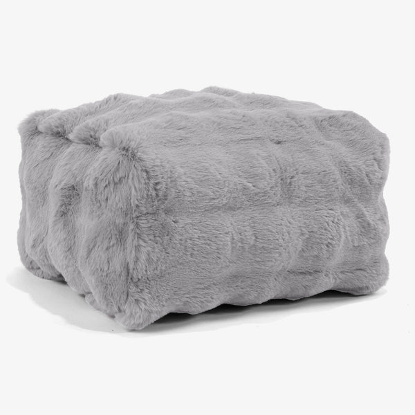 small-foostool-bubble-faux-fur-grey 01