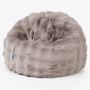 Classic Kids Bean Bag Chair 1-5 yr - Bubble Faux Fur Mink