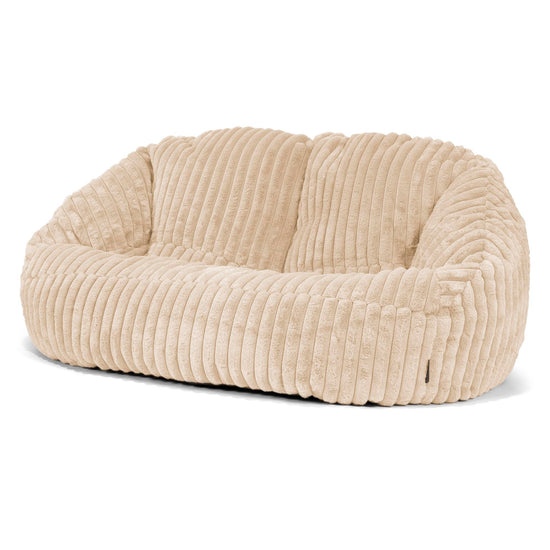 Bubble Sofa Bean Bag - Ultra Plush Cord Cream 04