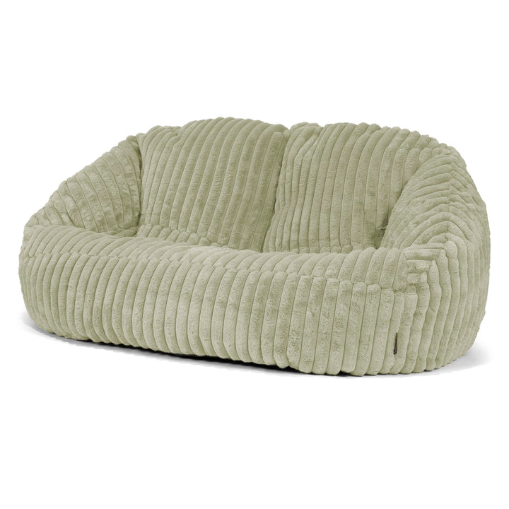 Bubble Sofa Bean Bag - Ultra Plush Cord Sage Green 04