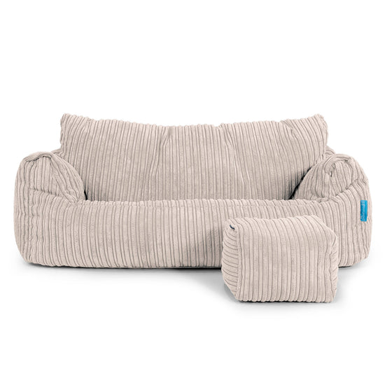 Josephine Children's Sofa Bean Bag 1-5 yr - Cord Ivory 02