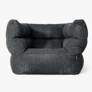 Albert Bean Bag Armchair 2.0 - Cord Black