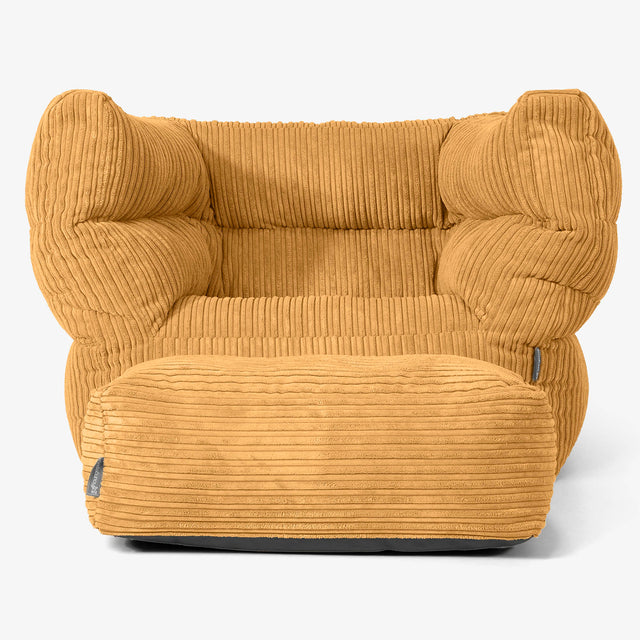 Albert Bean Bag Armchair 2.0 - Cord Golden Honey