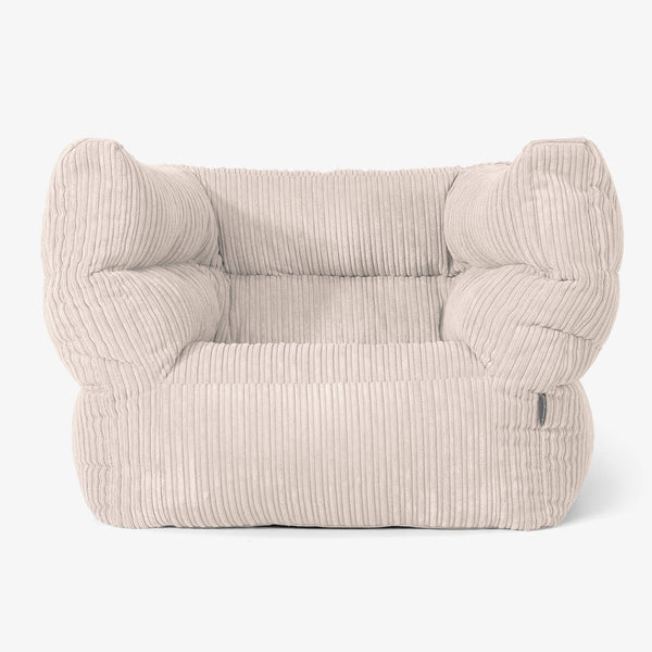 Albert Bean Bag Armchair 2.0 - Cord Ivory