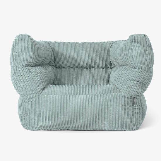 Albert Bean Bag Armchair 2.0 - Cord Mint Green 01