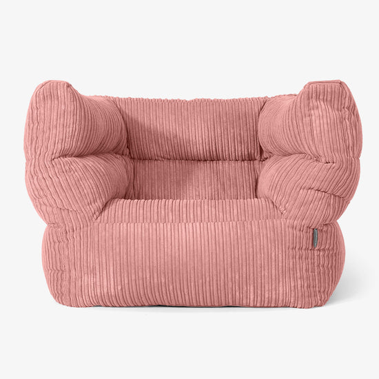 Albert Bean Bag Armchair 2.0 - Cord Peach 01